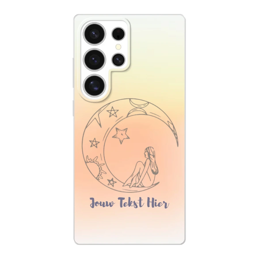 Sterren en Maan - Hoesje Maken - Soft Hoesje - Samsung S25 Ultra