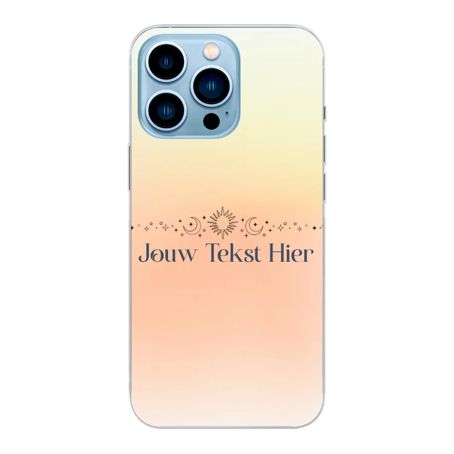Sterren en Maan - Hoesje Maken - Soft Hoesje - iPhone 13 Pro Max