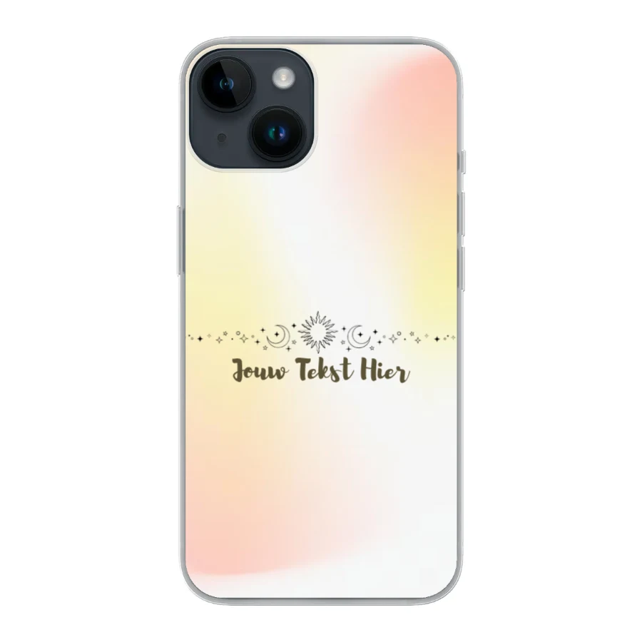 Sterren en Maan - Hoesje Maken - Soft Hoesje - iPhone 14