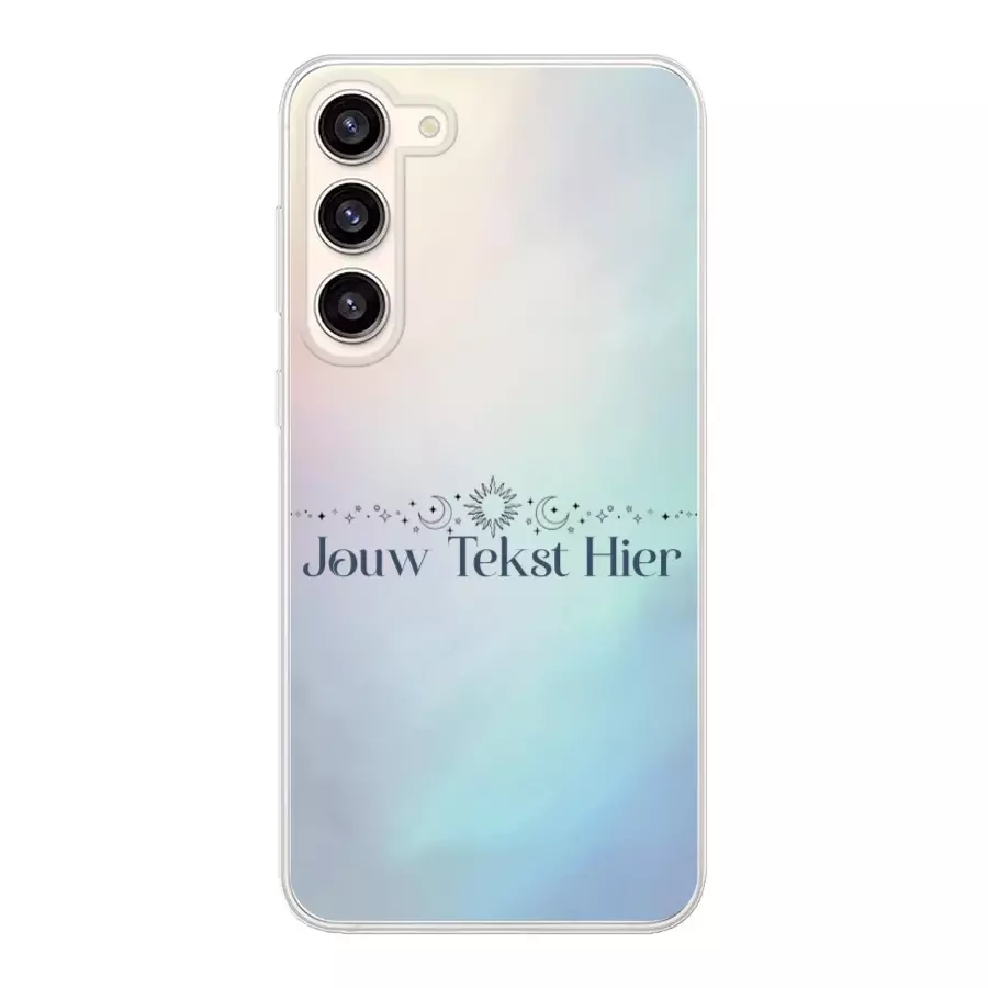 Sterren en Maan - Hoesje Maken - Soft Hoesje - Samsung S23 Plus