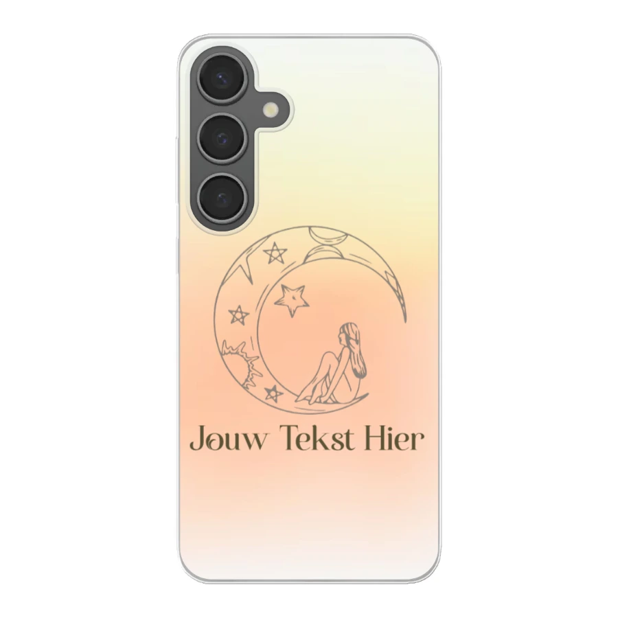Sterren en Maan - Hoesje Maken - Soft Hoesje - Samsung S24 Plus
