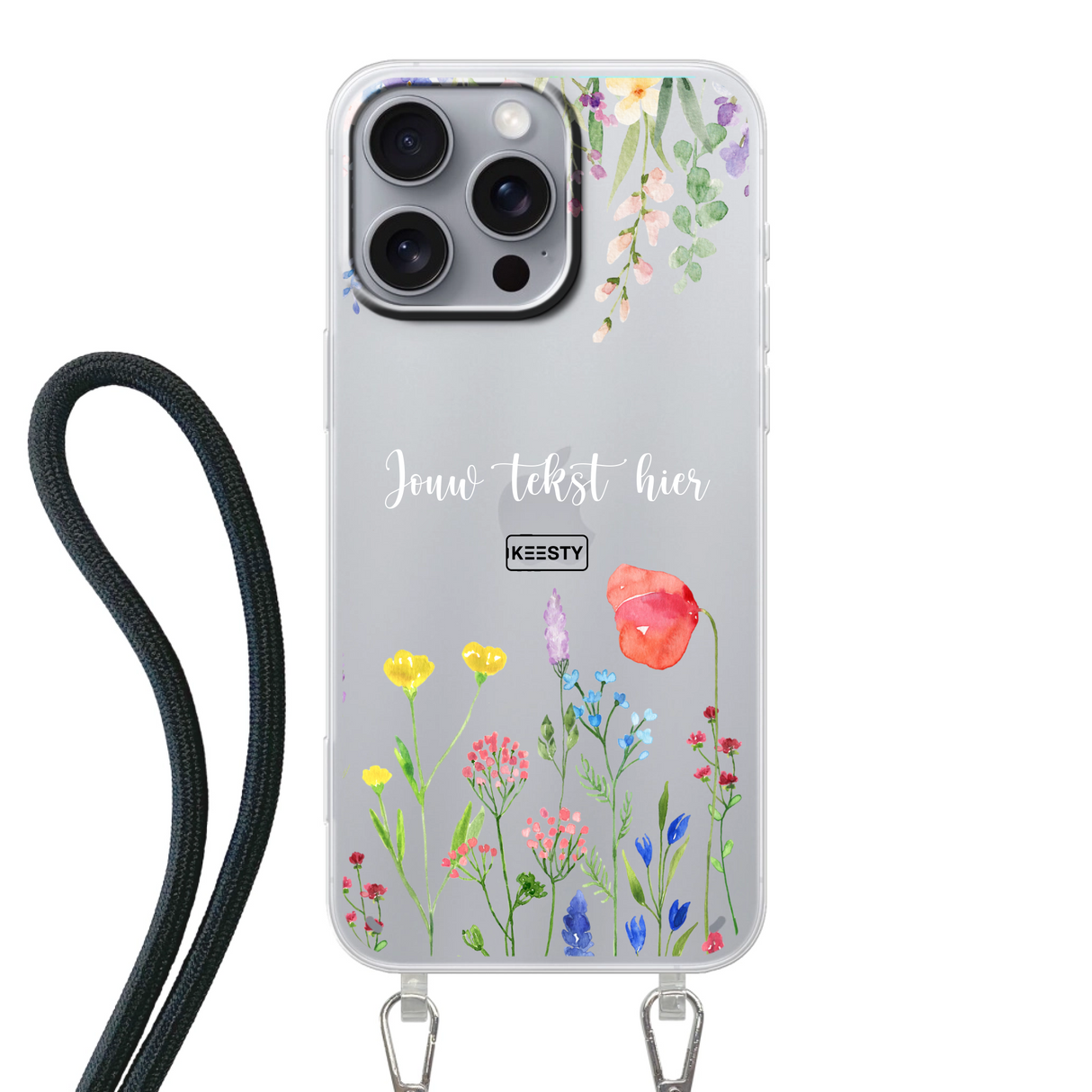 Telefoonhoesje Maken Koord Bloemen 2 