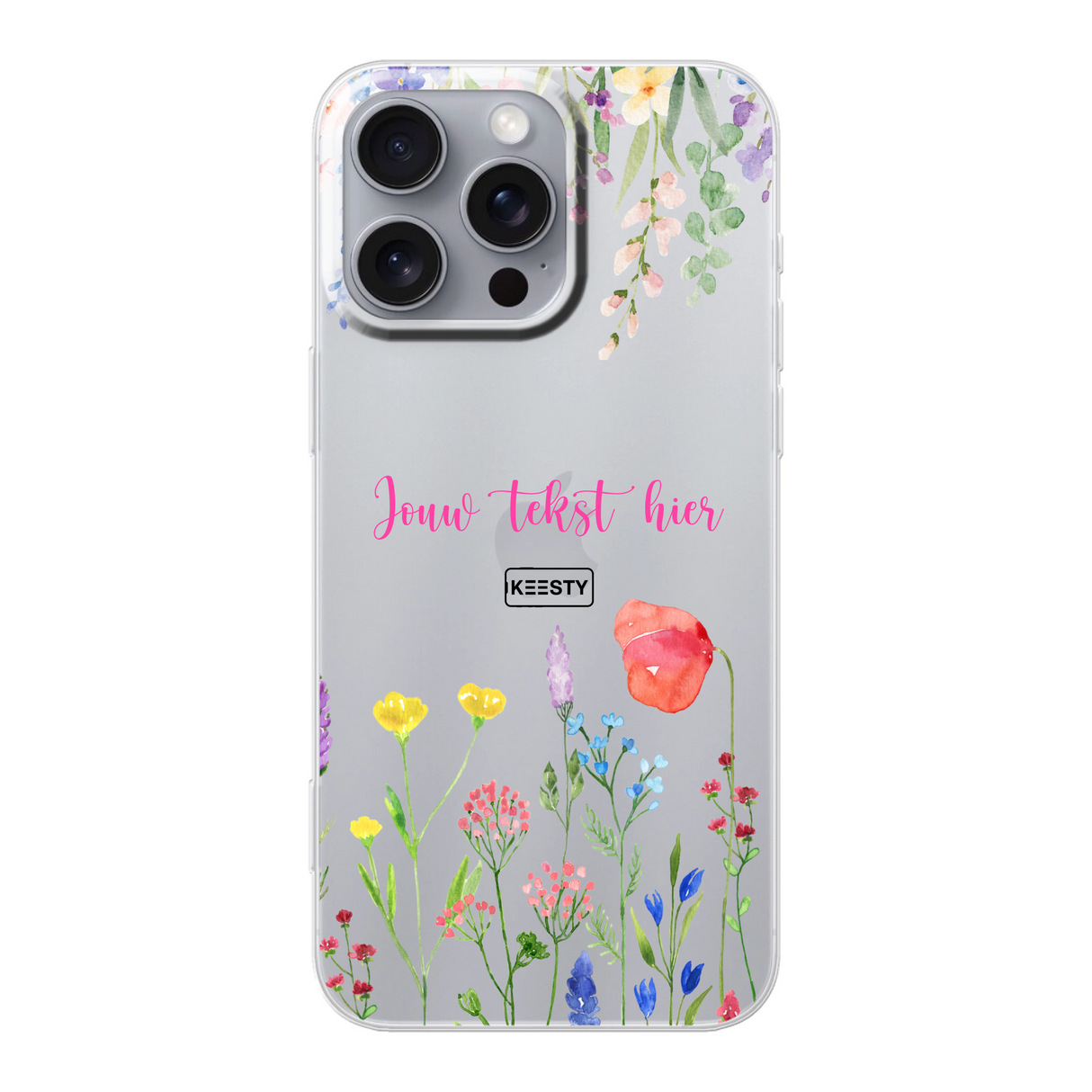 Telefoonhoesje Maken Soft Bloemen 2 