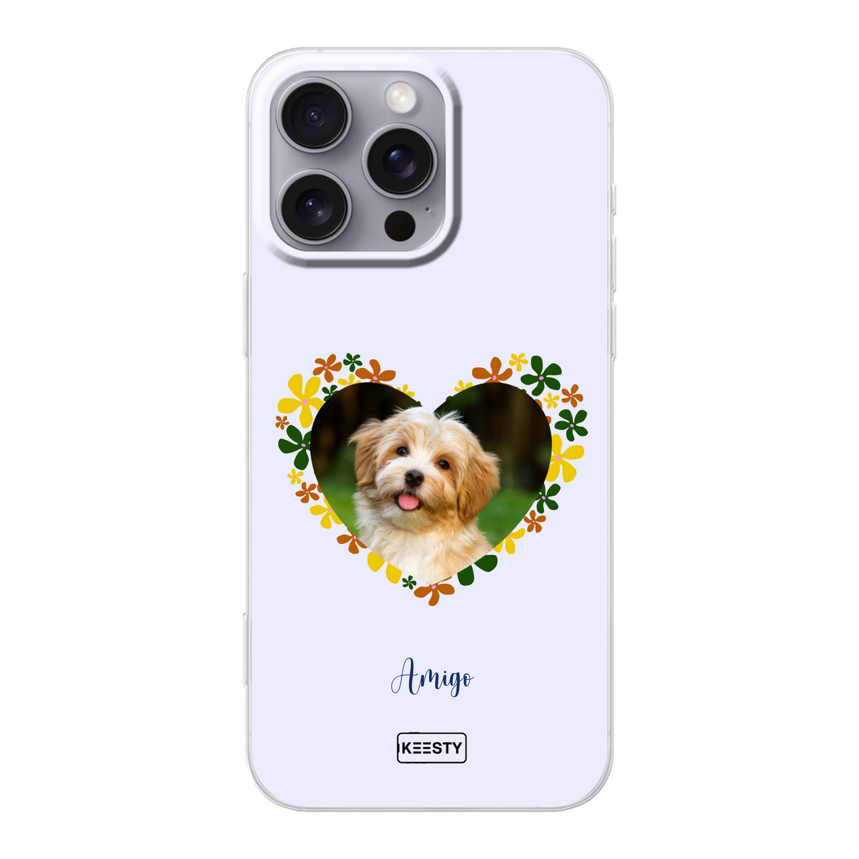 Telefoonhoesje Maken - Floral 4 - Soft hoesje