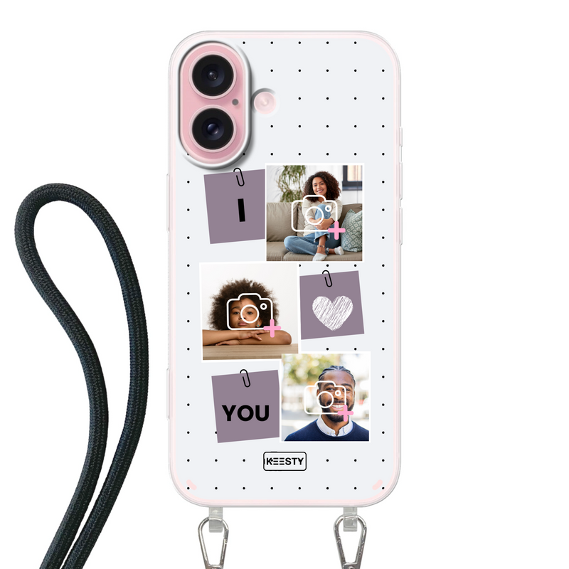 Telefoonhoesje met foto I love you