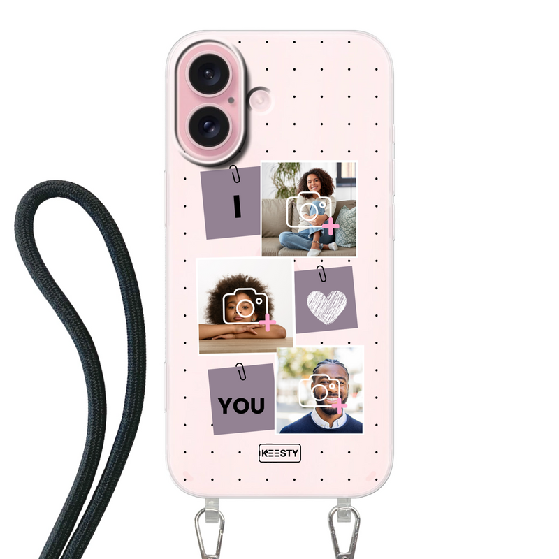 Mooie telefoonhoesje met foto I love you