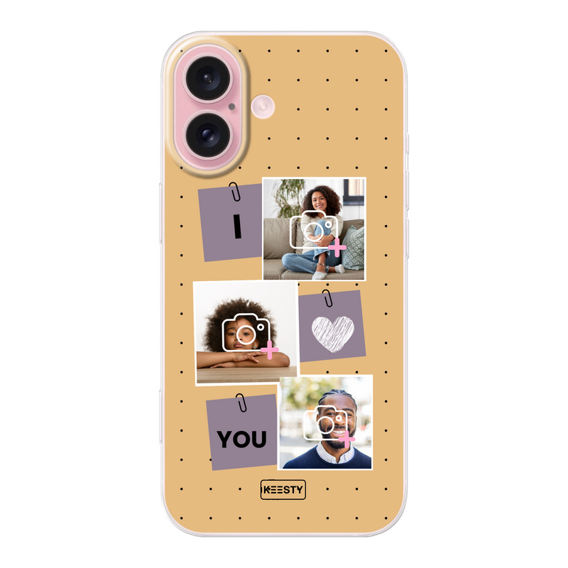 Telefoon hoesje met foto met liefde thema als cadeau