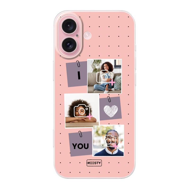 telefoonhoesjes met foto met liefde thema voor meisjes