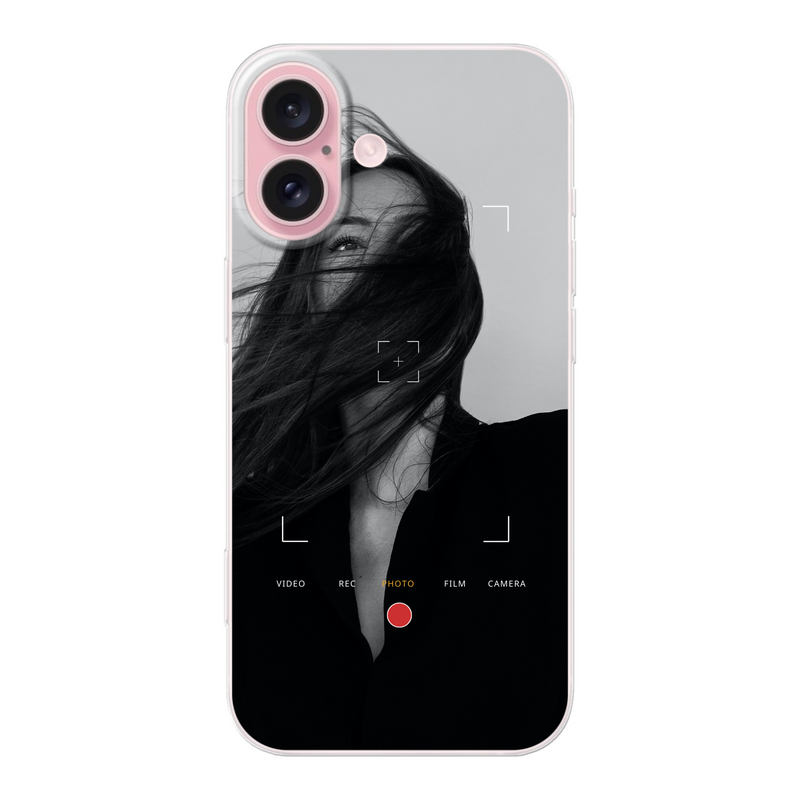 persoonlijk telefoonhoesje met foto en record camera frame Samsung