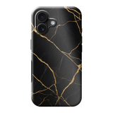  Telefoonhoesje ontwerpen met MagSafe Tough Marble Black Apple iPhone 13 Mini