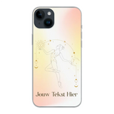 Sterren en Maan - Hoesje Maken - Soft Hoesje - iPhone 14 Plus