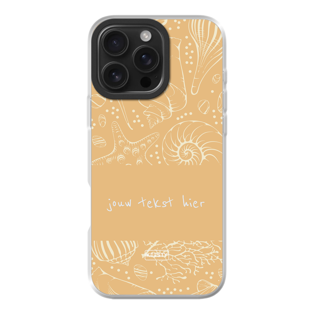 Naam °1 - Coastal Seashells Mix - Telefoonhoesje Maken