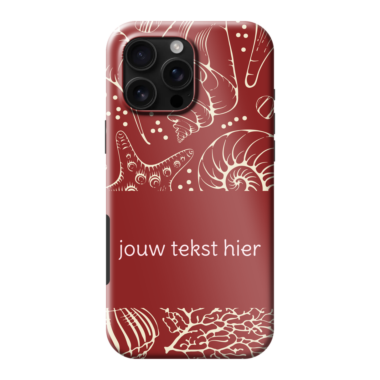 Naam °1 - Coastal Seashells Mix - Telefoonhoesje Maken