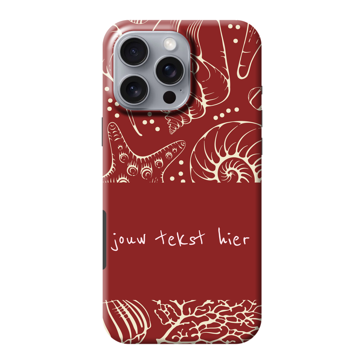 Naam °1 - Coastal Seashells Mix - Telefoonhoesje Maken