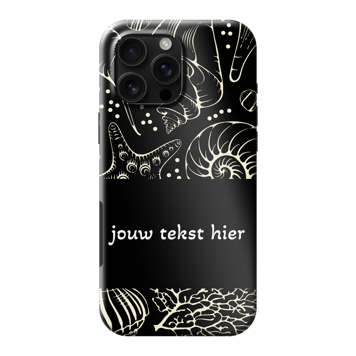 Naam °1 - Coastal Seashells Mix - Telefoonhoesje Maken