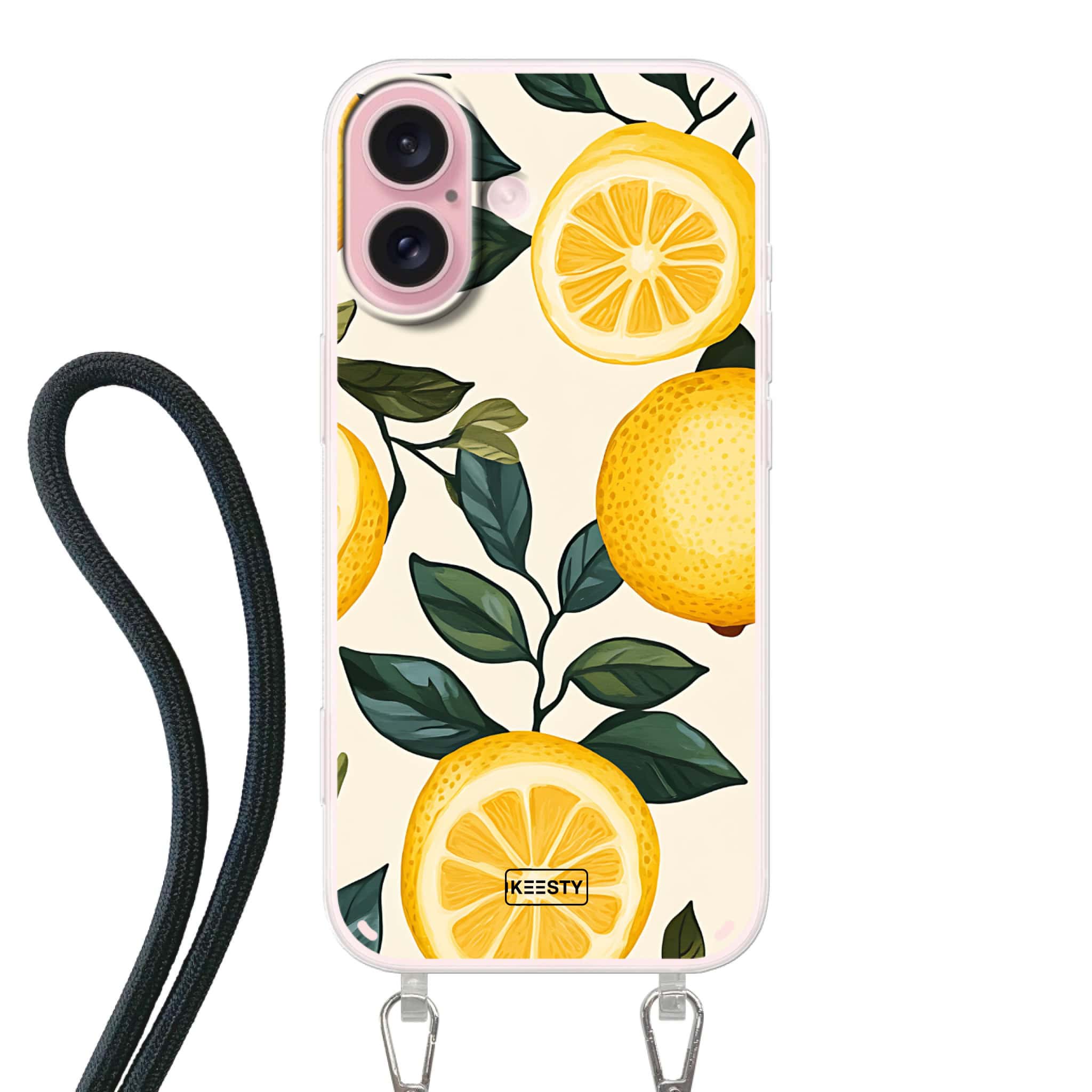 Telefoonhoesje met foto koord citrus 1 1