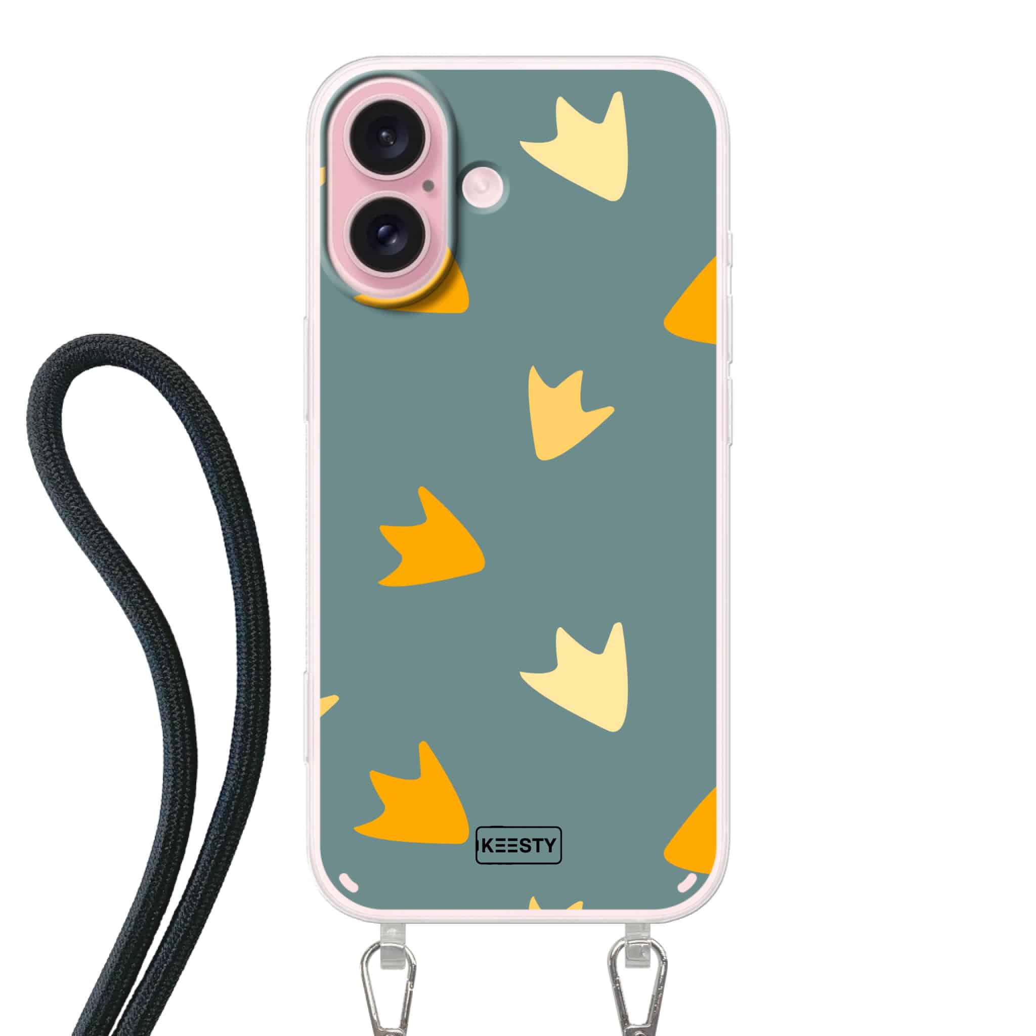 Telefoonhoesje met foto koord eend 1 3