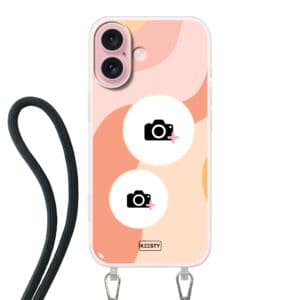 Telefoonhoesje met foto koord retro 2 3