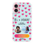 Telefoonhoesje met foto soft its a match 1 4
