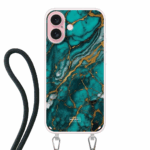 Telefoonhoesje ontwerpen koord marble 3 4