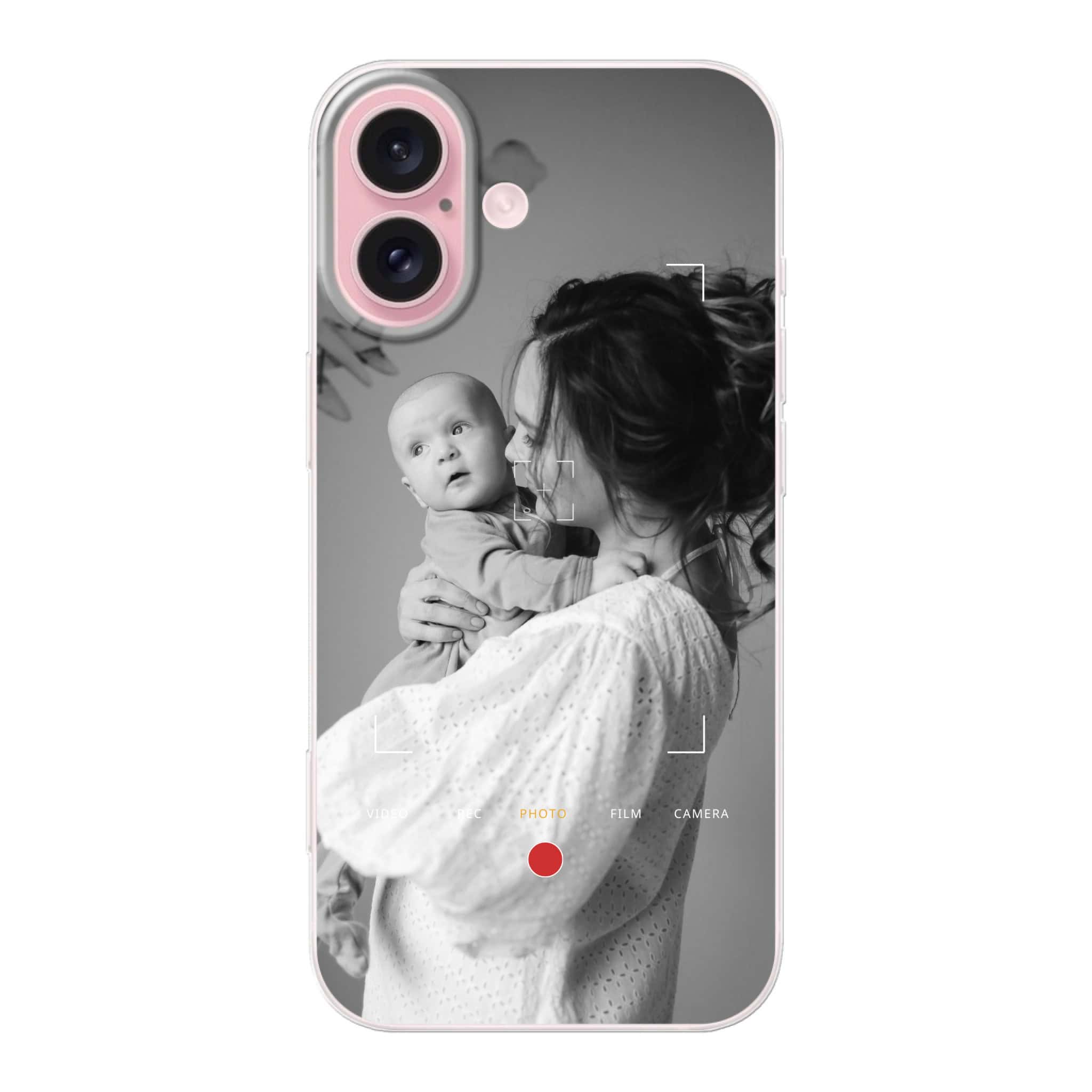 Telefoonhoesje ontwerpen Foto frame soft iPhone 16 2