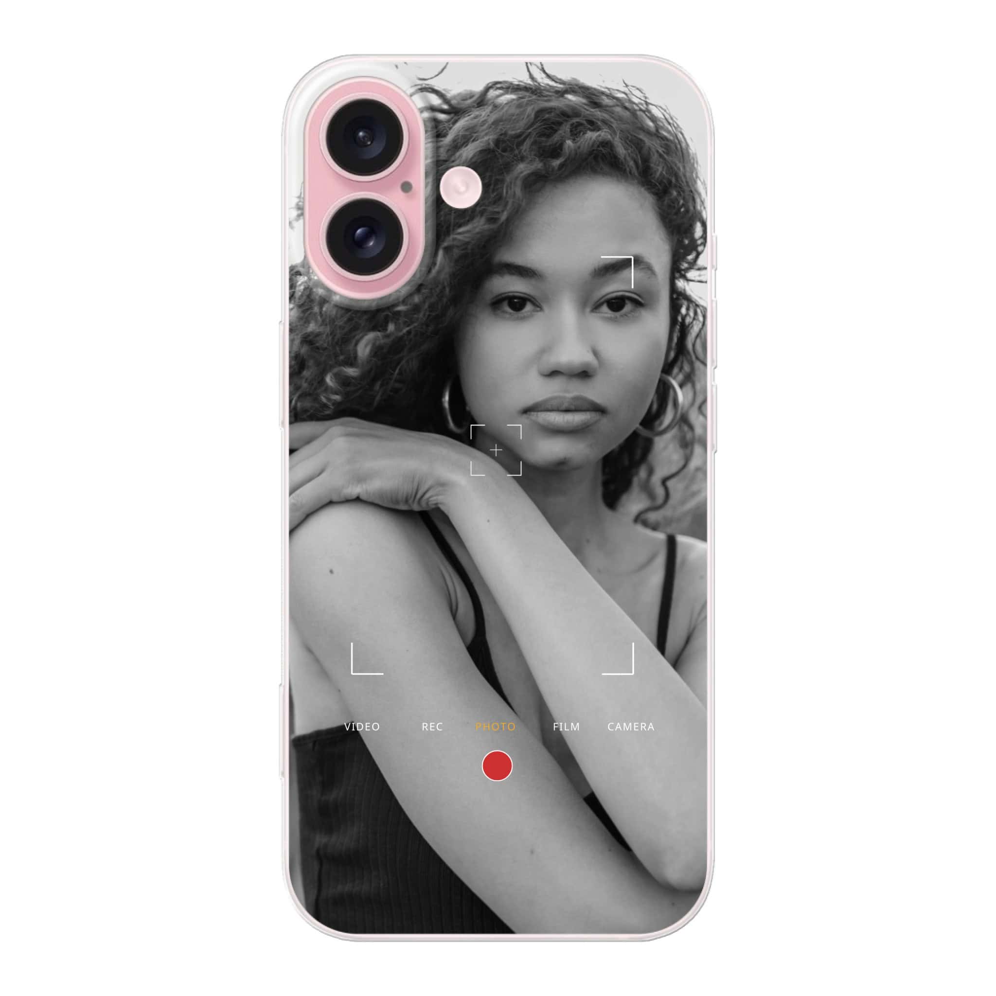 Telefoonhoesje ontwerpen Foto frame soft iPhone 16 4