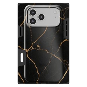 Telefoonhoesje ontwerpen met Tough Marble Black Apple iPhone 11 Pro Max