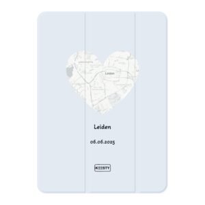 iPad hoesje maken met stad in hartvorm