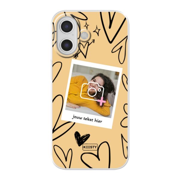 telefoonhoesje met foto met liefde thema