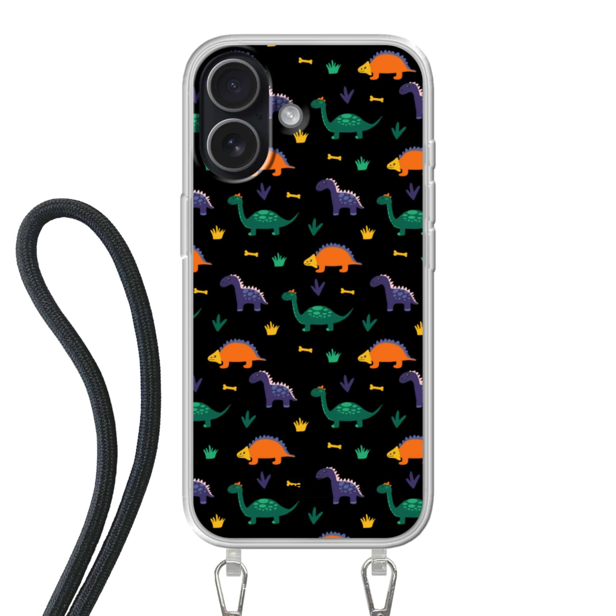 leuke telefoonhoesjes met koord en dino