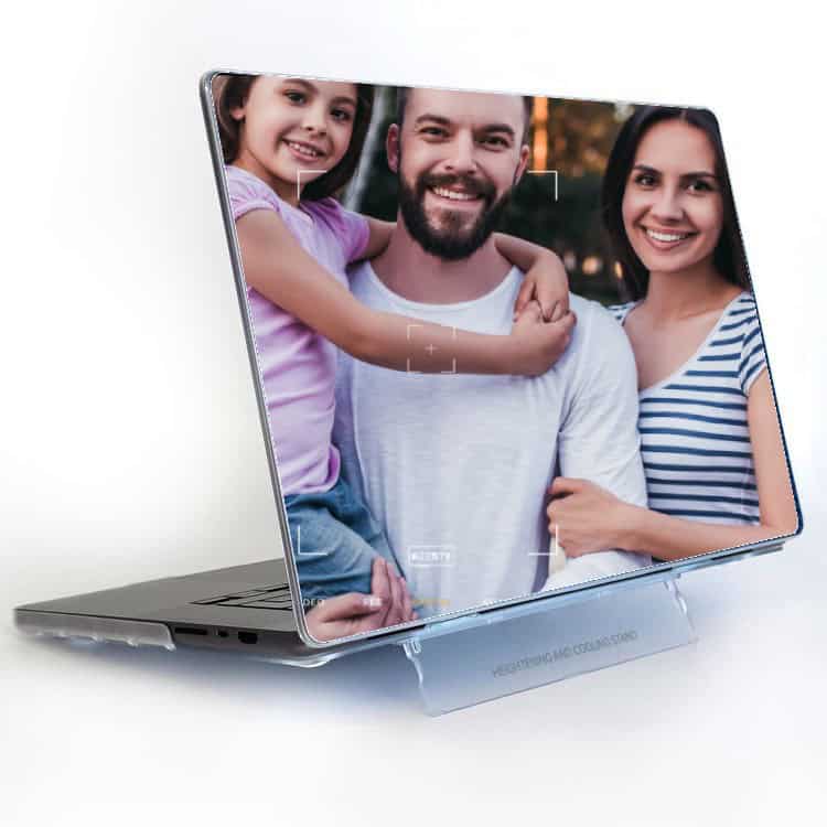 MacBook hoesje maken met frame foto