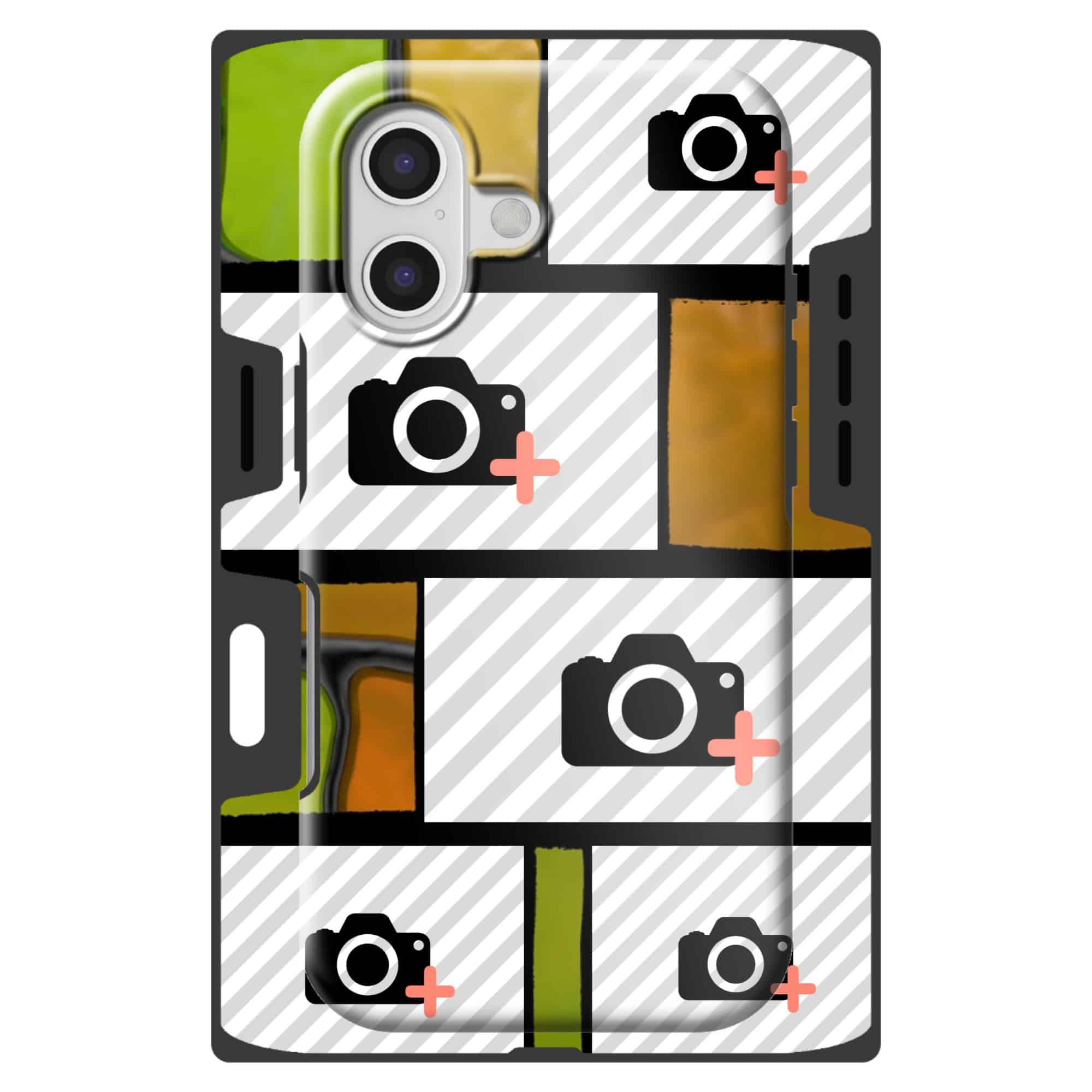 hoesje met foto met glas en lood op magsafe tough case