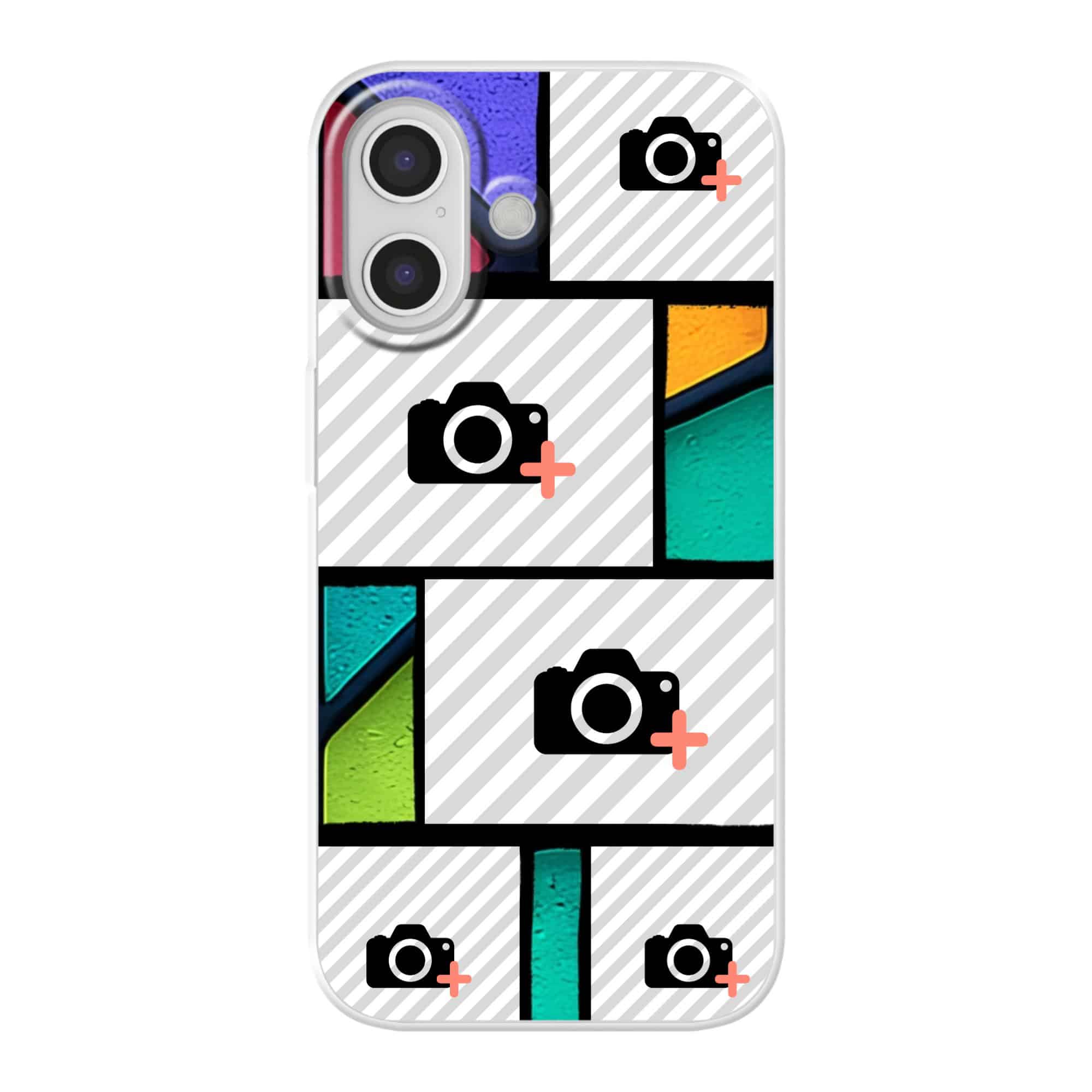 leuke telefoonhoesjes maken met foto en glas in lood effect