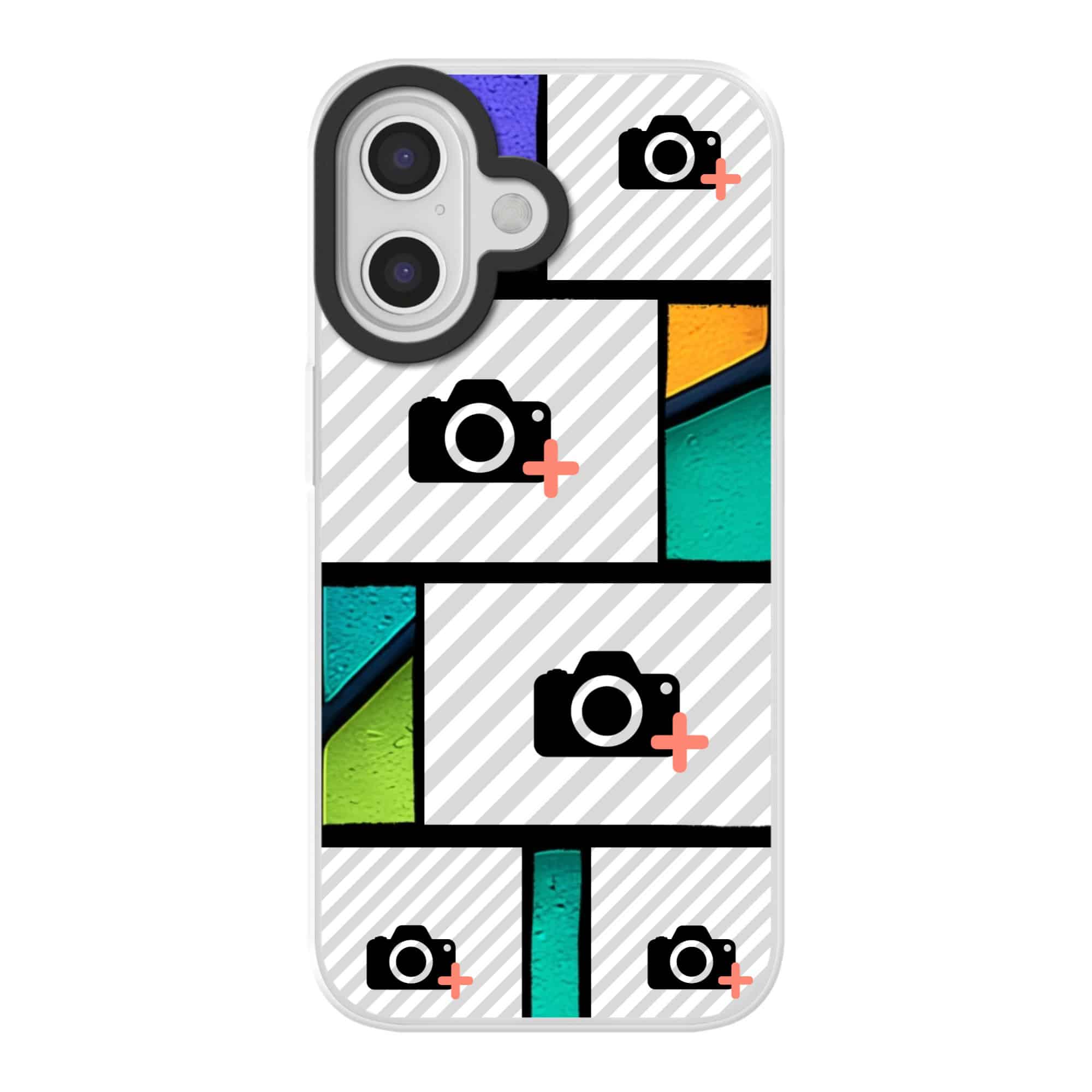 hoesje maken met foto voor een magsafe case met glas in lood