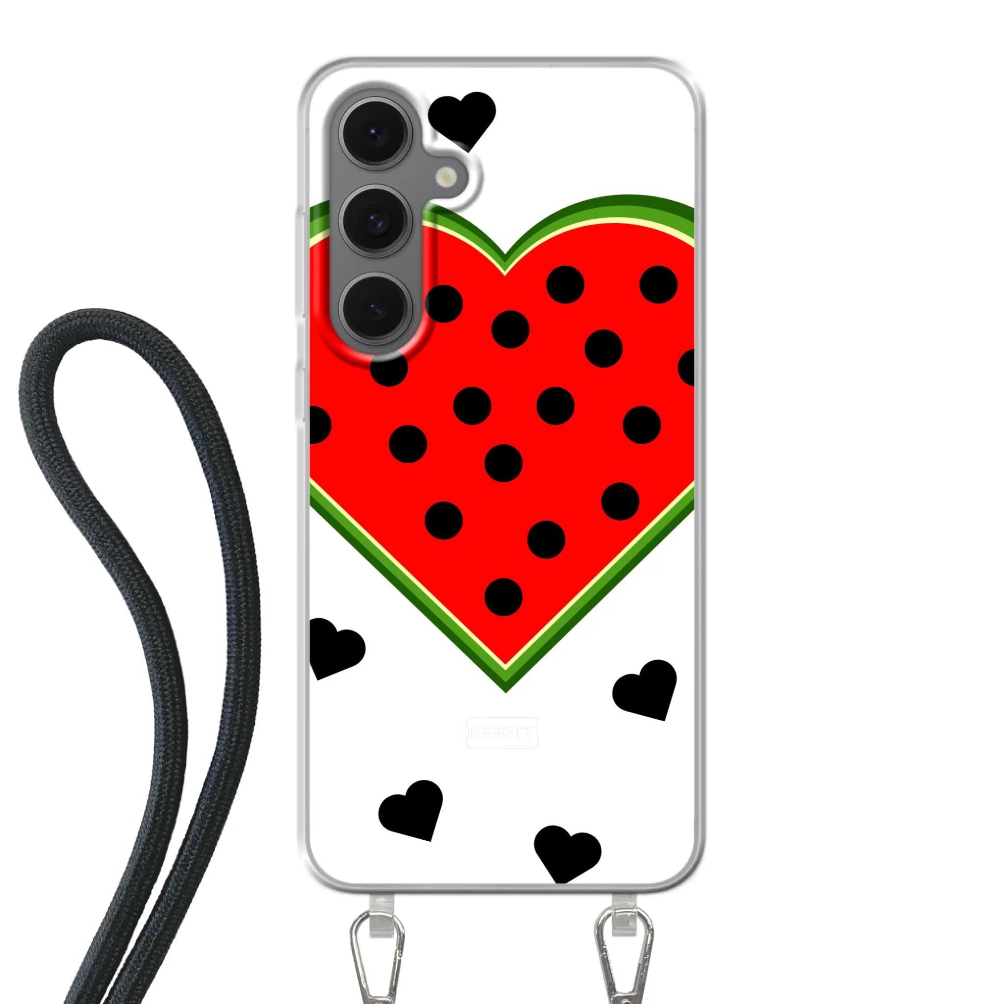 Watermelon - Telefoonhoesje met koord Maken - Keesty
