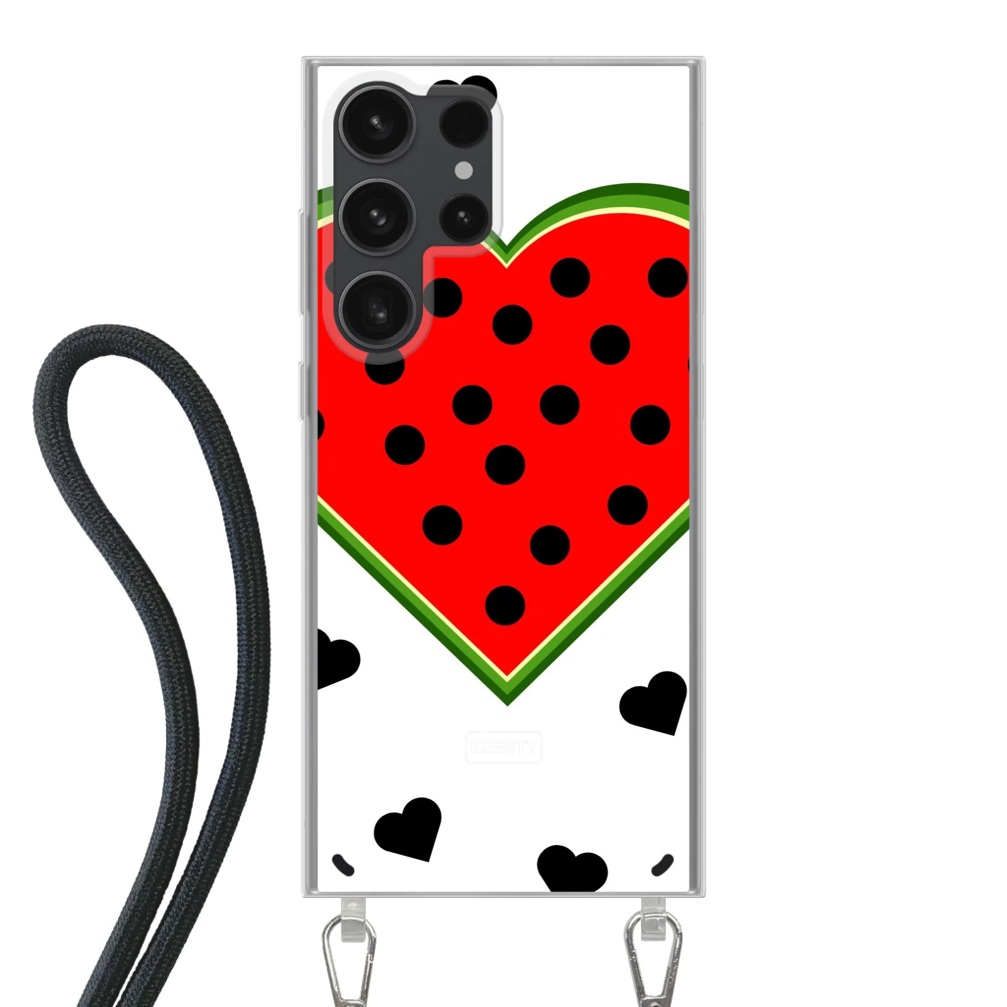 Watermelon - Telefoonhoesje met koord Maken - Keesty