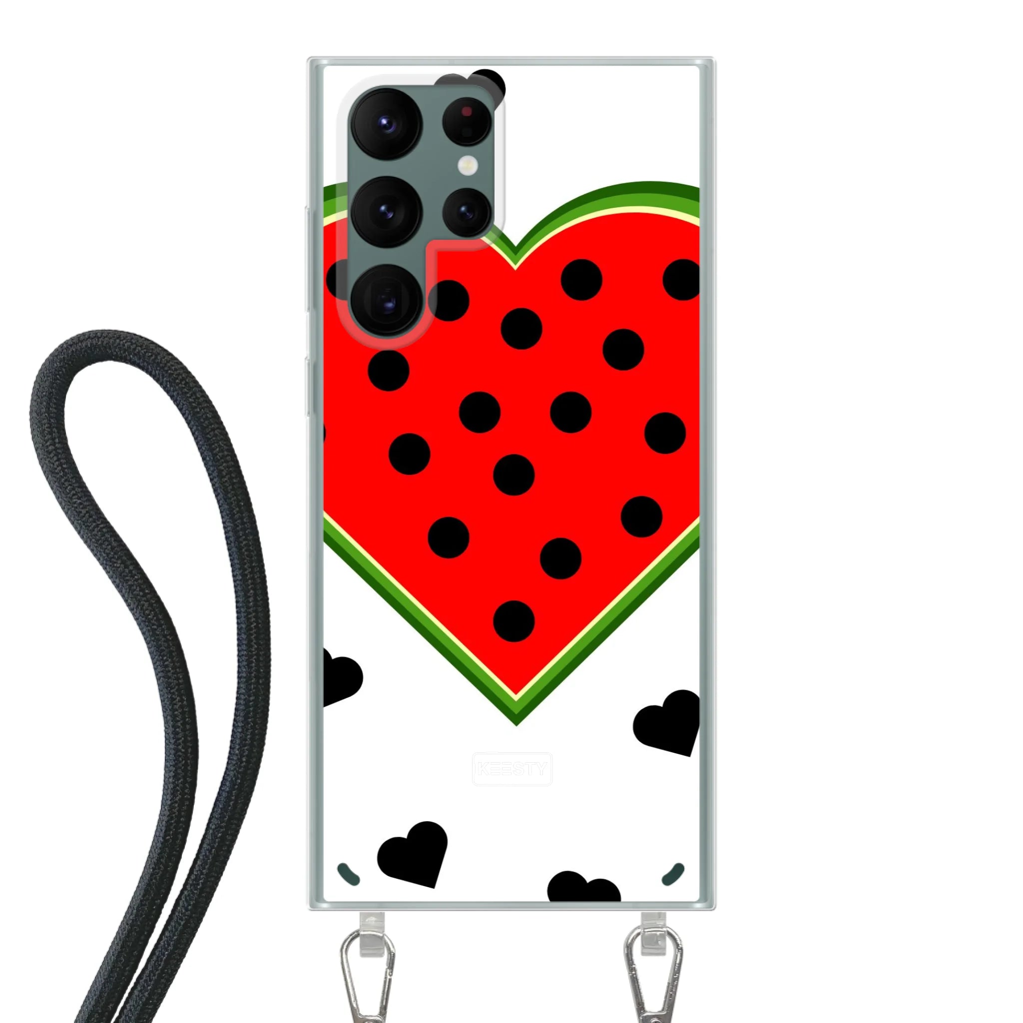 Watermelon - Telefoonhoesje met koord Maken - Keesty