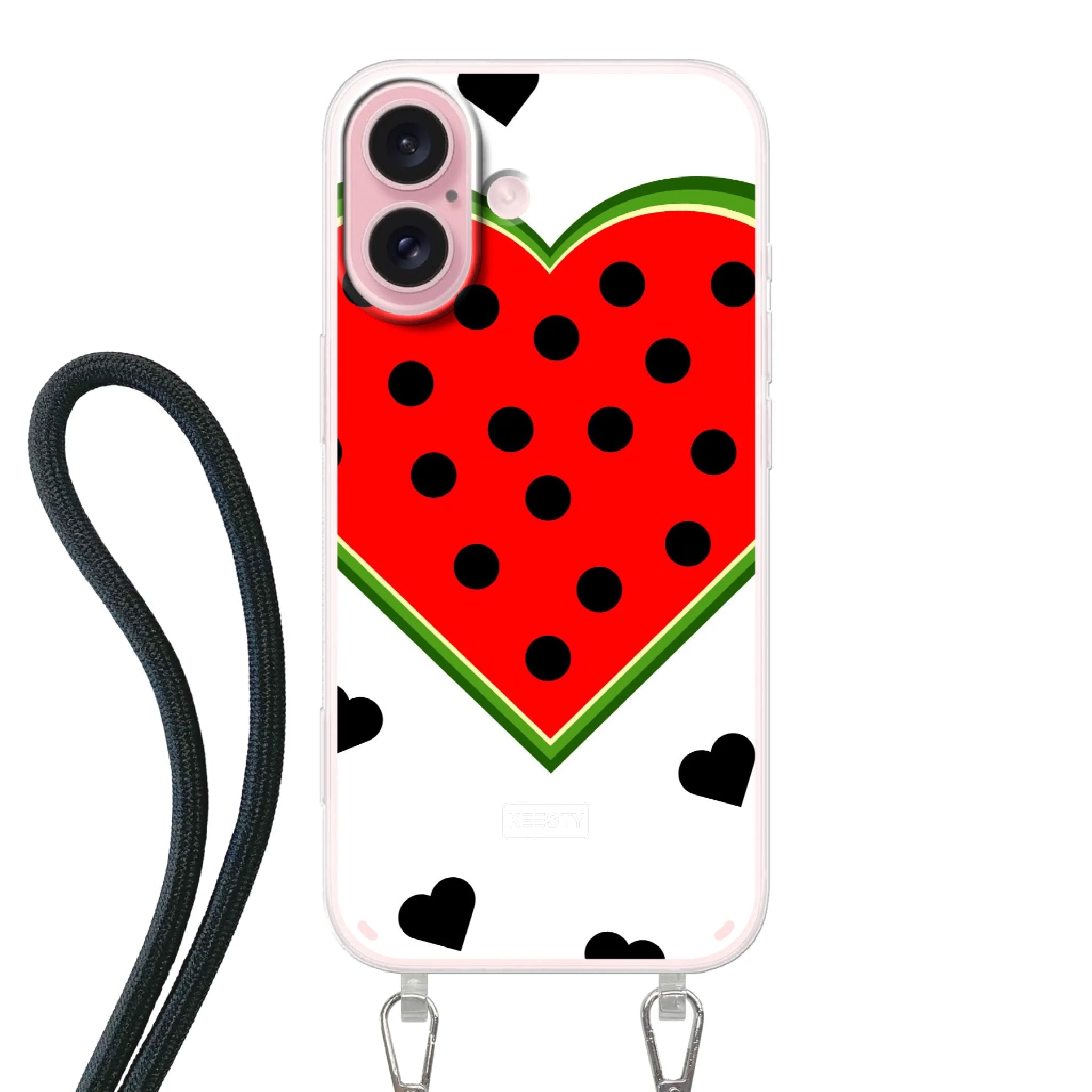 Watermelon - Telefoonhoesje met koord Maken - Keesty