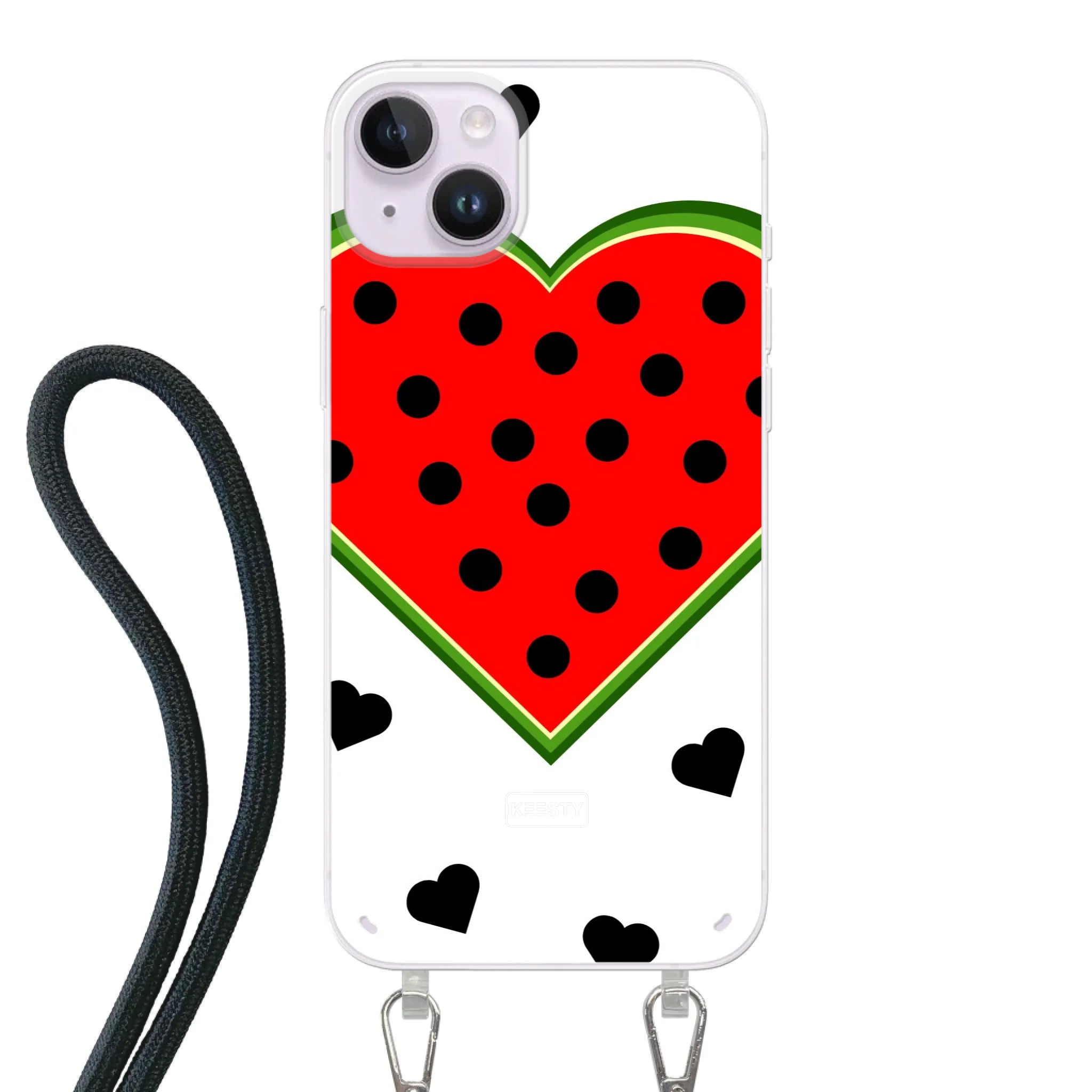 Watermelon - Telefoonhoesje met koord Maken - Keesty