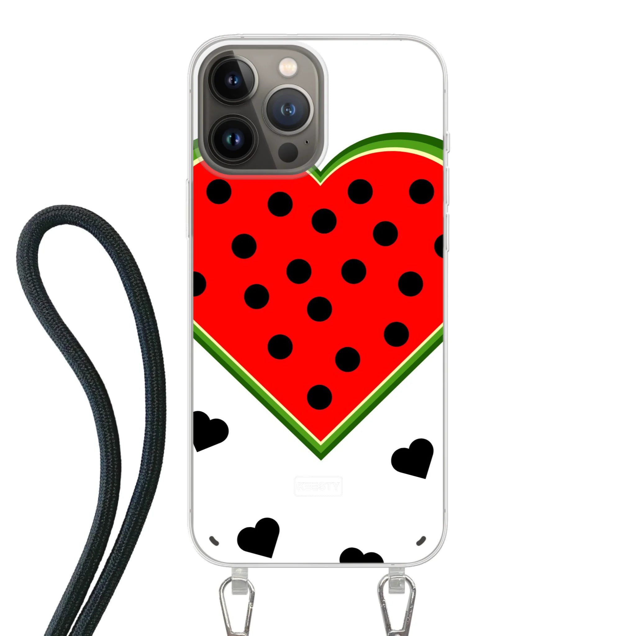 Watermelon - Telefoonhoesje met koord Maken - Keesty