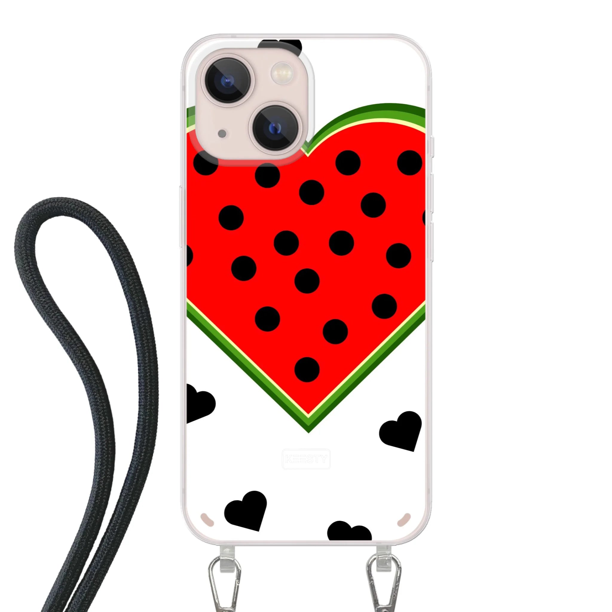 Watermelon - Telefoonhoesje met koord Maken - Keesty
