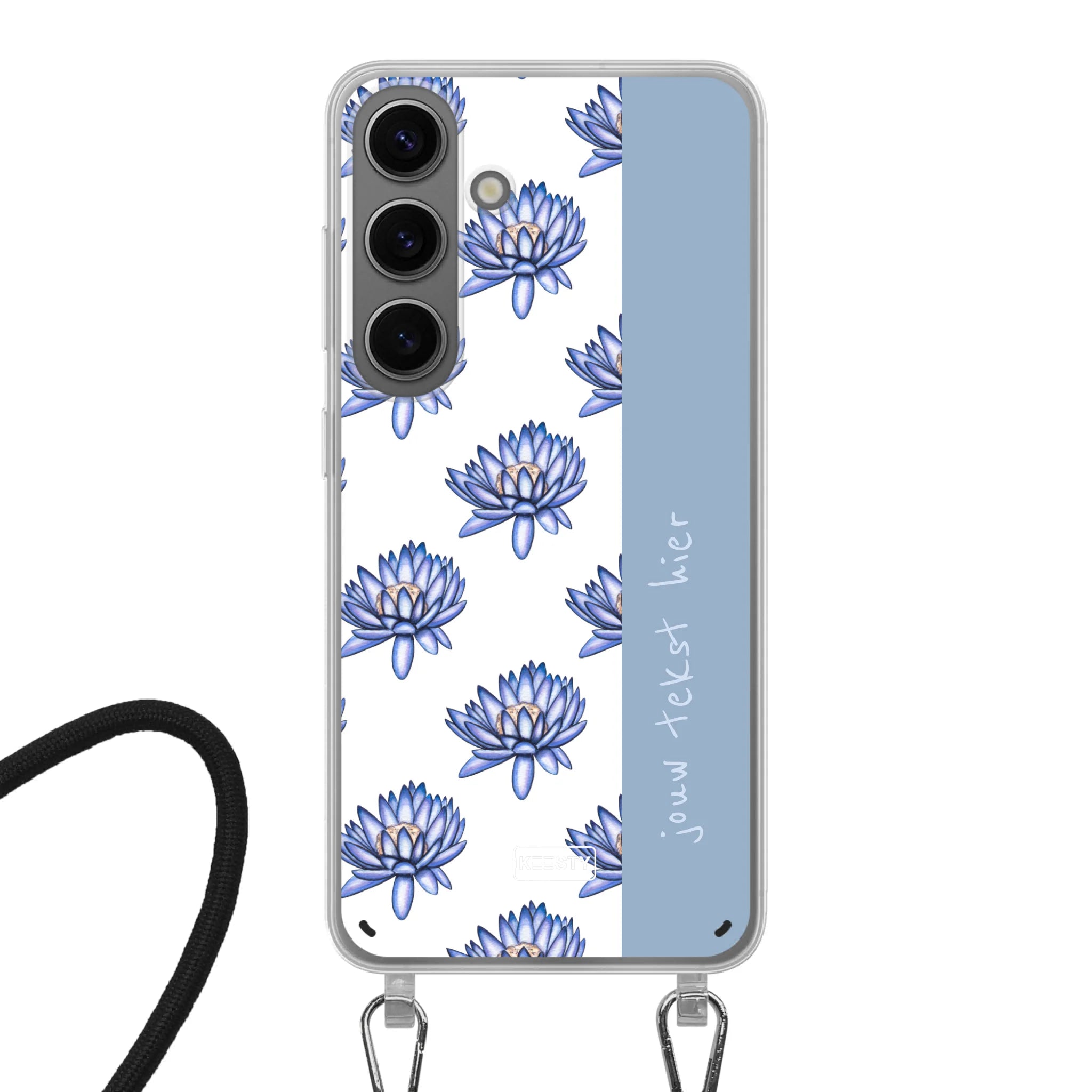 Naam °1 - Coastal Blue - Hoesje Met Koord Maken - Keesty