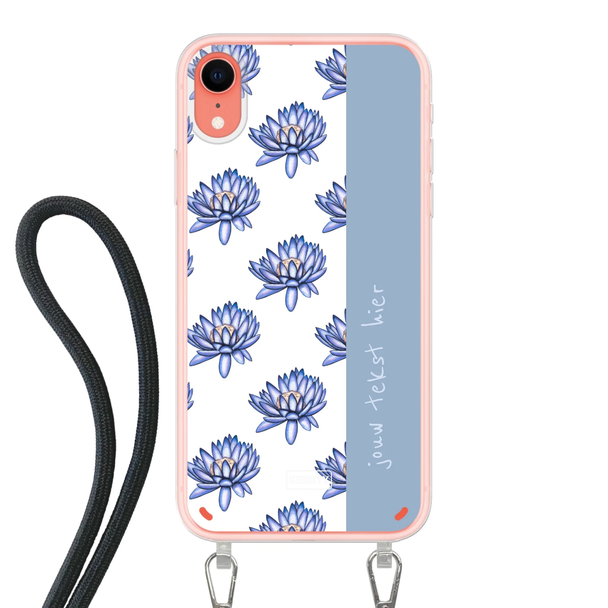 Naam °1 - Coastal Blue - Hoesje Met Koord Maken - Keesty