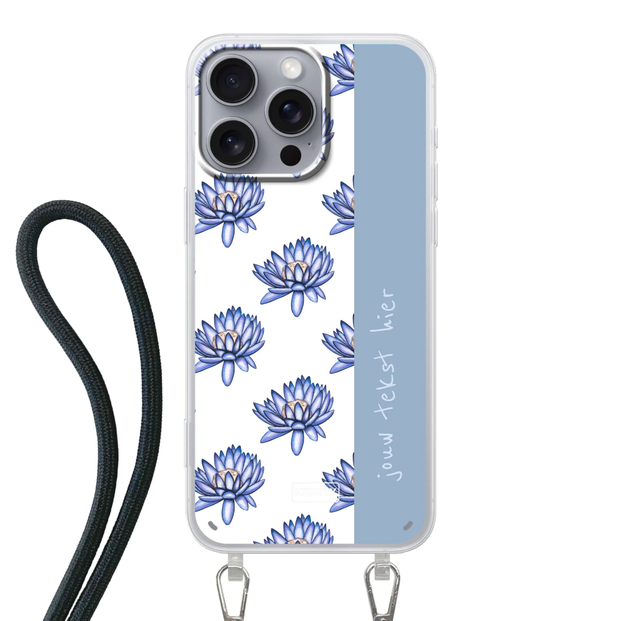 Naam °1 - Coastal Blue - Hoesje Met Koord Maken - Keesty