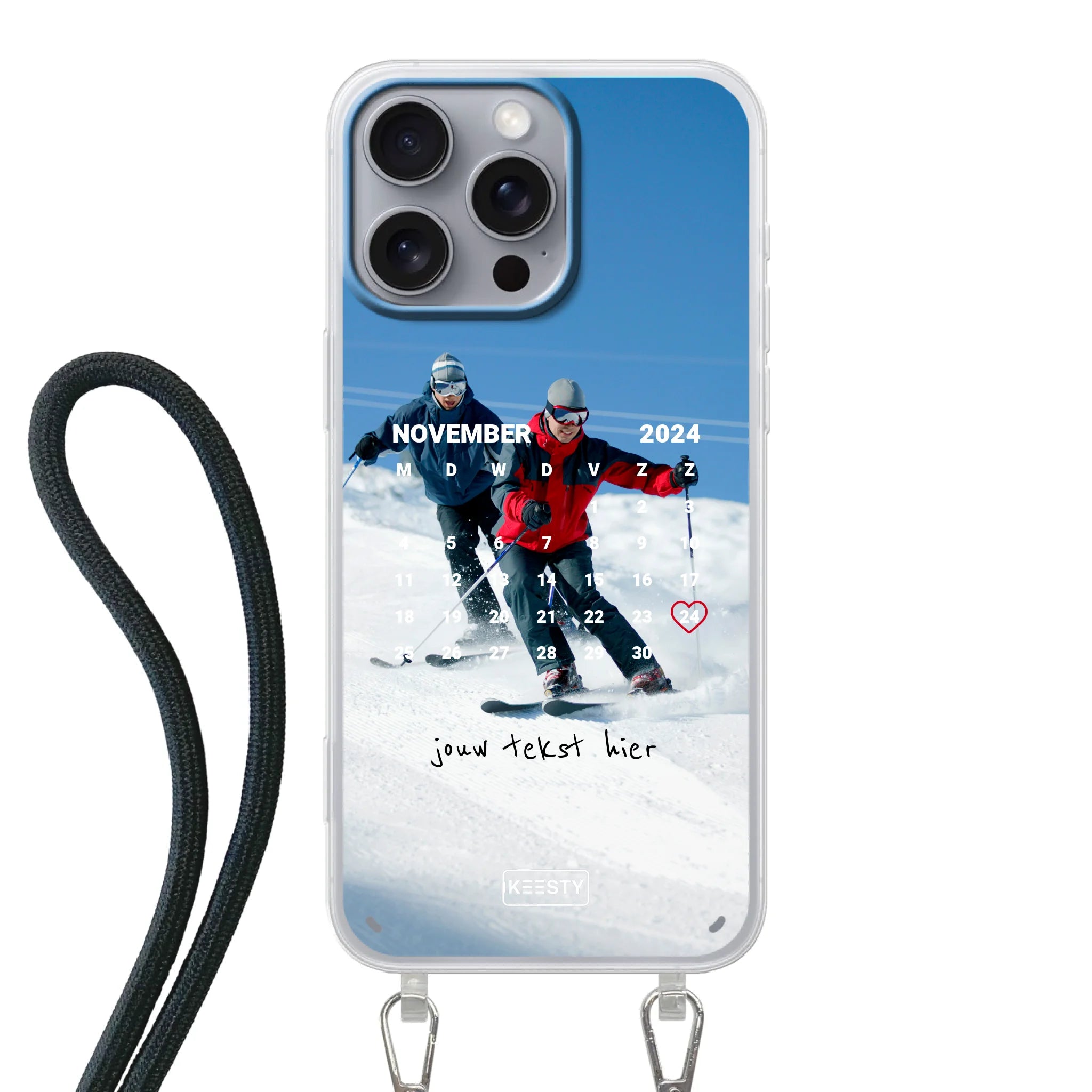 Foto & Kalender °1 - Hoesje met Koord Personaliseren - Keesty