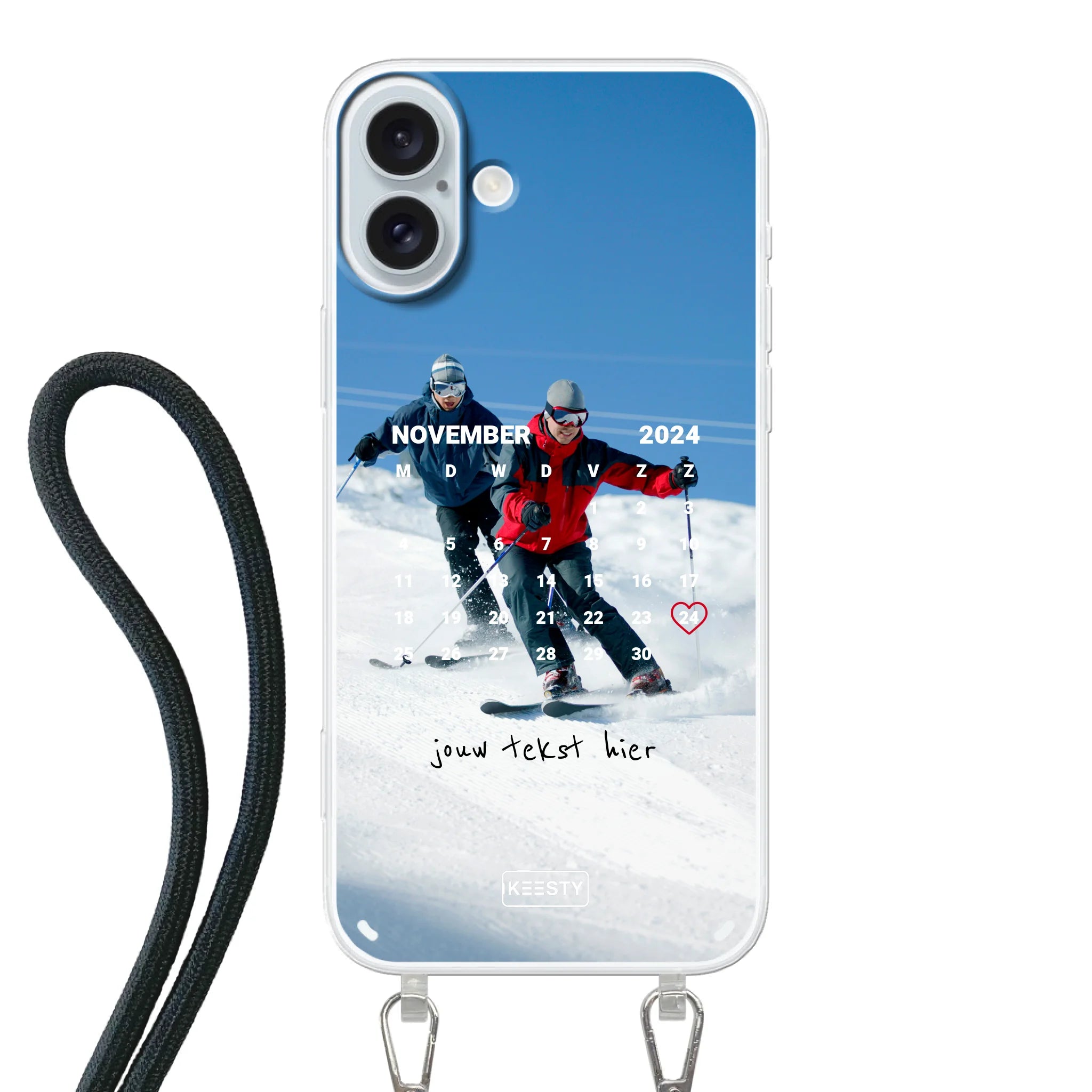 Foto & Kalender °1 - Hoesje met Koord Personaliseren - Keesty