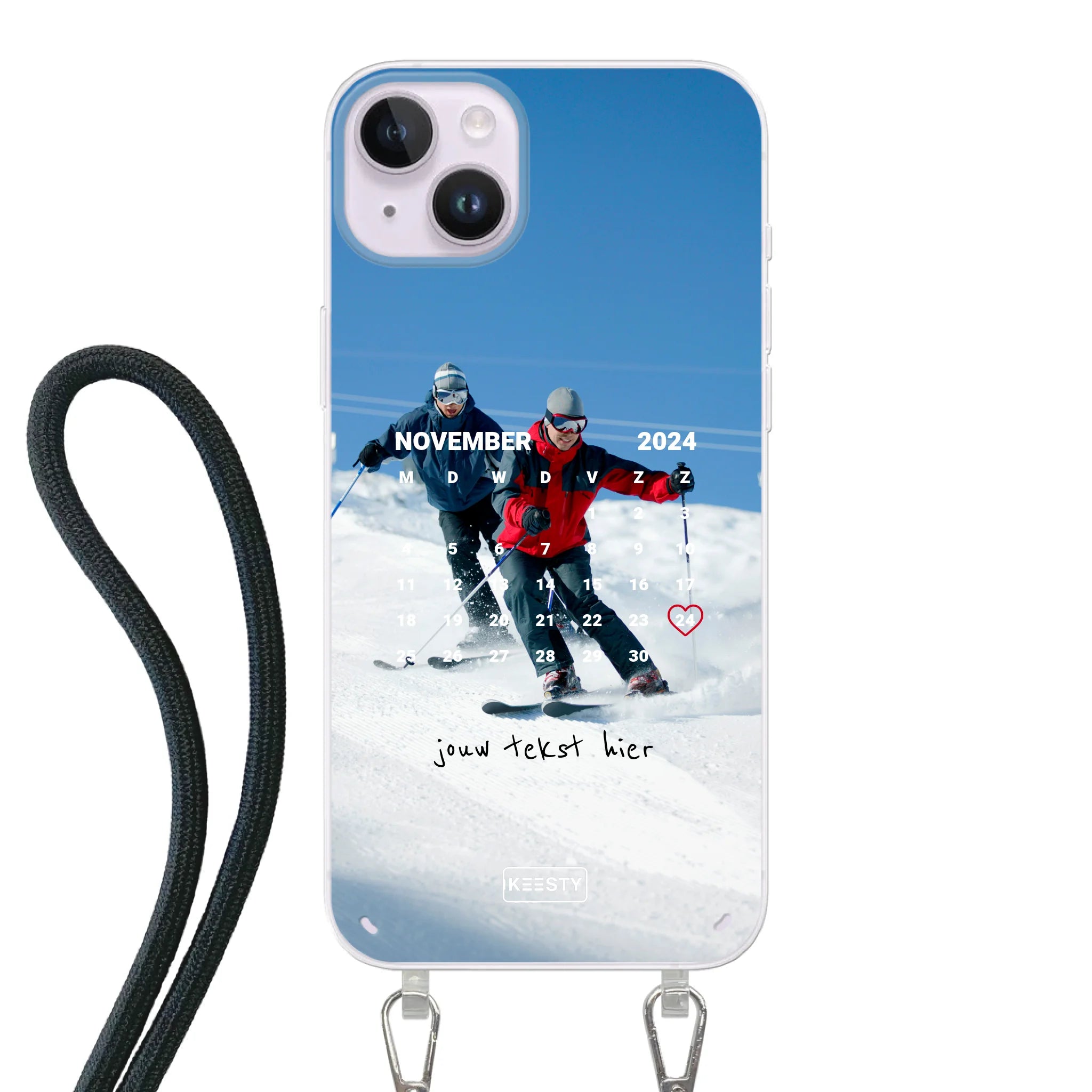 Foto & Kalender °1 - Hoesje met Koord Personaliseren - Keesty