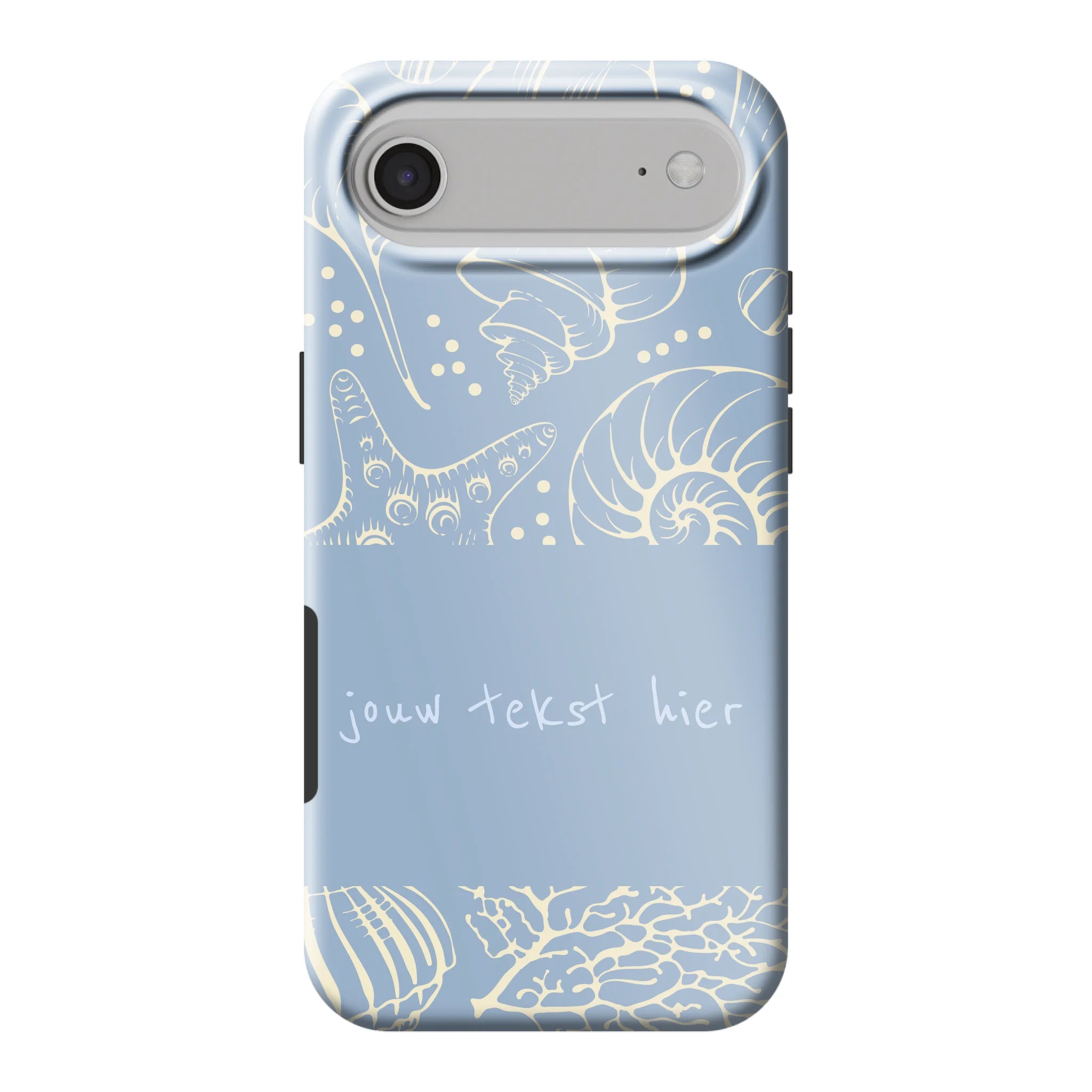 Naam °1 - Coastal Seashells Mix - Telefoonhoesje Maken - Keesty