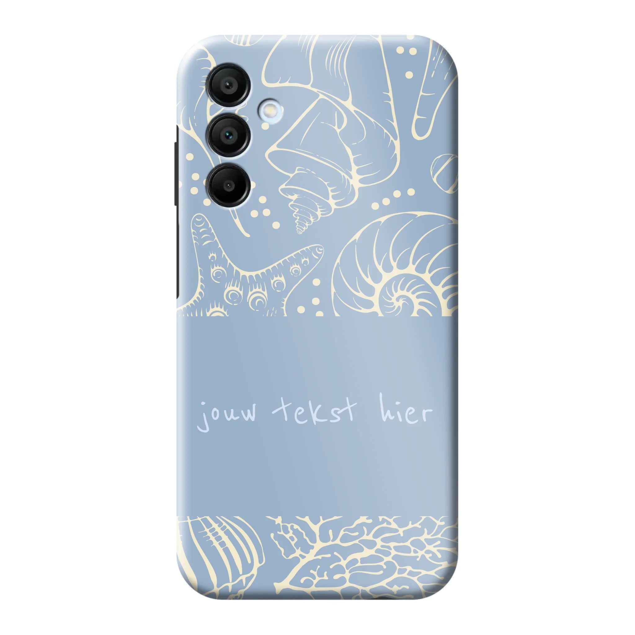 Naam °1 - Coastal Seashells Mix - Telefoonhoesje Maken - Keesty