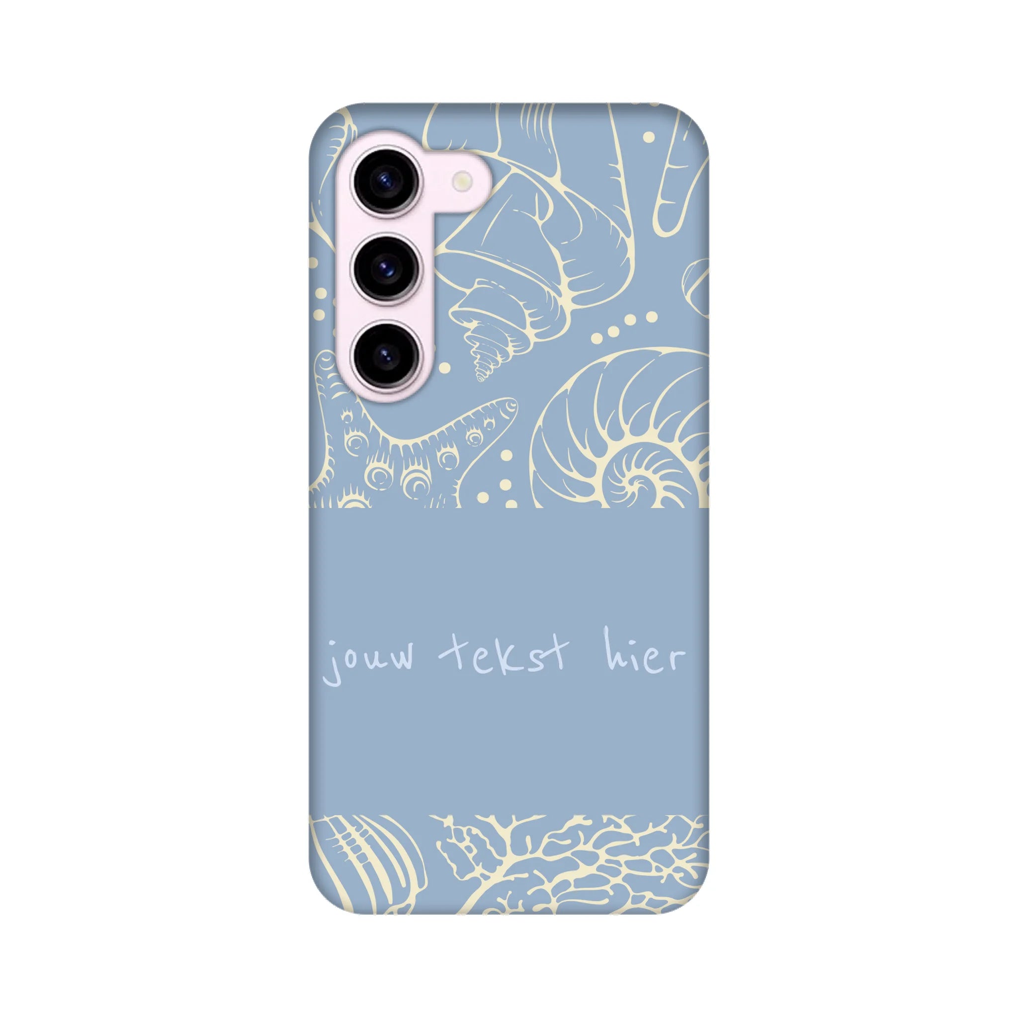 Naam °1 - Coastal Seashells Mix - Telefoonhoesje Maken - Keesty